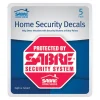 SECURITY DECALS 5PK