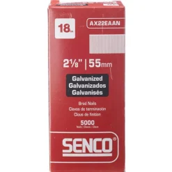 Senco 18 Ga. X 2-1/8 in. L Galvanized Steel Brad Nails 5000 pk