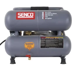 Senco 2.5 gal Horizontal Portable Air Compressor 135 psi 1 HP