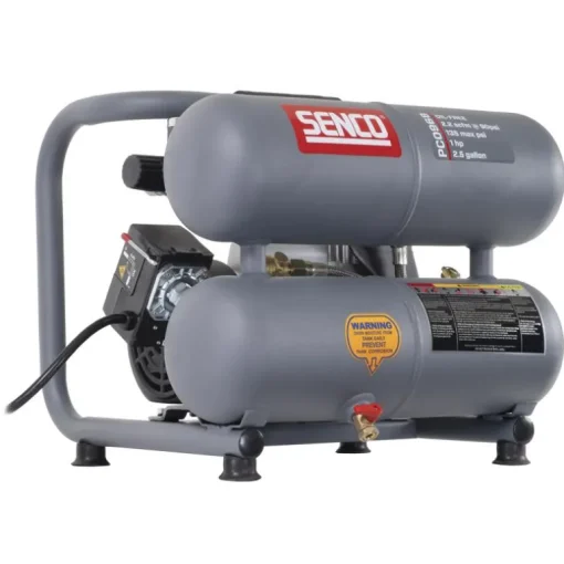 Senco 2.5 gal Horizontal Portable Air Compressor 135 psi 1 HP