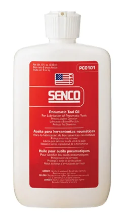 Senco Pneumatic Tool Lubricant 8 oz Bottle 1 pc