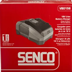 Senco 12V ac 3 Ah 1-Port Two-Prong Plug Indicator Light Rapid Lithium-Ion Battery Charger 18V