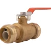 SharkBite 1 in. Brass Push Fit Ball Valve Lever For Potable Water