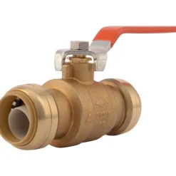SharkBite 1 in. Brass Push Fit Ball Valve Lever For Potable Water