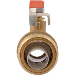 SharkBite 1 in. Brass Push Fit Ball Valve Lever For Potable Water