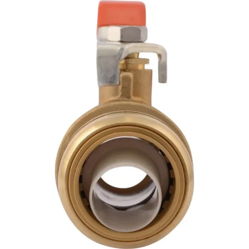 SharkBite 1 in. Brass Push Fit Ball Valve Lever For Potable Water