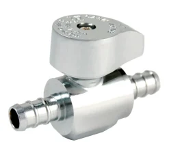 SharkBite 3/8 in. PEX Barb X 3/8 in. PEX Barb Brass Straight Stop Valve