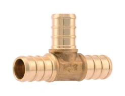 SharkBite 1/2 in. PEX X 1/2 in. D PEX Brass Tee