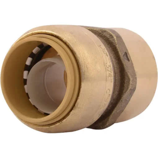 SharkBite 1/2 in. Push Fit X 3/4 in. D FNPT Brass Water Heater Installation Kit