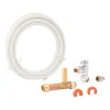 SharkBite 1/2 in. Push Fit X 1/2 in. D Push to Fit 10 ft. Brass Ice Maker Supply Line Kit