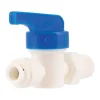 SharkBite 1/4 in. Push-Fit X 1/4 in. Push Polystyrene Straight Valve