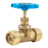 Sharkbite 3/4 Ptc Brass Stop And Waste Valve