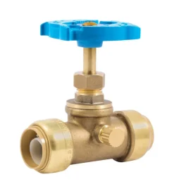 Sharkbite 3/4 Ptc Brass Stop And Waste Valve