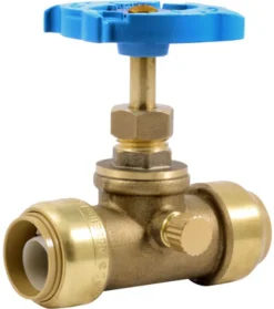 Sharkbite 3/4 Ptc Brass Stop And Waste Valve
