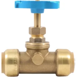 Sharkbite 3/4 Ptc Brass Stop And Waste Valve