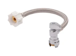 SharkBite Click Seal 1/2 in. Push X 7/8 in. D Ballcock 12 in. Brass Toilet Connector