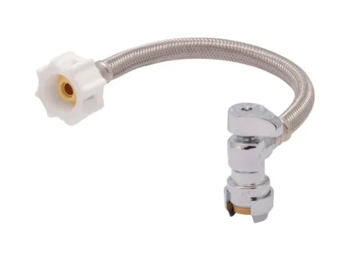 SharkBite Click Seal 1/2 in. Push X 7/8 in. D Ballcock 12 in. Brass Toilet Connector