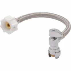 SharkBite Click Seal 1/2 in. Push X 7/8 in. D Ballcock 12 in. Brass Toilet Connector