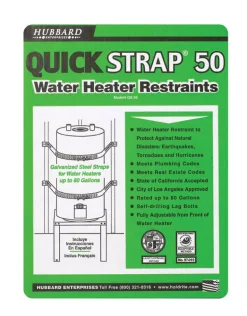 SharkBite Electric Water Heater Restraints