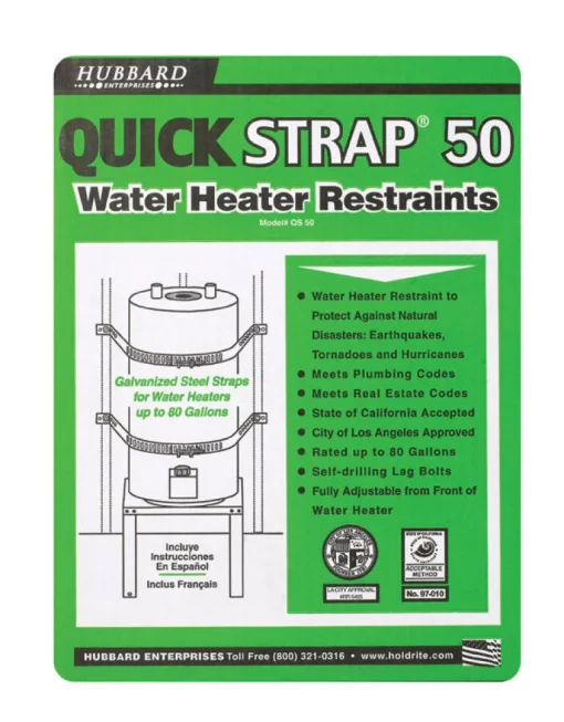 SharkBite Electric Water Heater Restraints