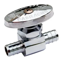 SharkBite PEX 1/2 in. PEX Barb X 1/2 in. Brass Stop Valve
