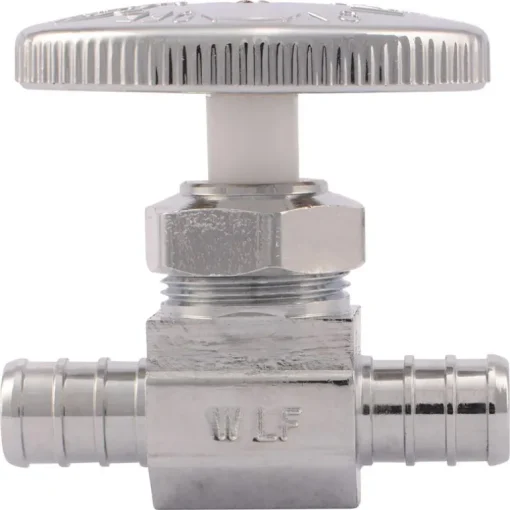 SharkBite PEX 1/2 in. PEX Barb X 1/2 in. Brass Stop Valve