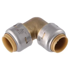 SharkBite Push to Connect 1/2 in. PTC each X 1/2 in. D Brass Elbow
