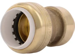SharkBite Push to Connect 3/4 in. IPS in. X 3/4 in. D CTS Brass Coupling