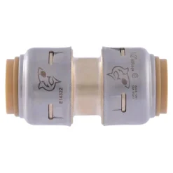 SharkBite Push to Connect 3/4 in. PTC X 3/4 in. D PTC Brass Coupling