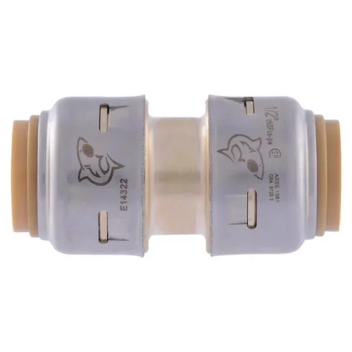 SharkBite Push to Connect 3/4 in. PTC X 3/4 in. D PTC Brass Coupling