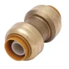 SharkBite Push to Connect 1 in. PTC X 1 in. D PTC Brass Coupling
