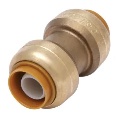 SharkBite Push to Connect 1 in. PTC X 1 in. D PTC Brass Coupling