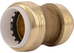 SharkBite Push to Connect 1 in. PVC X 1 in. D CTS Brass Coupling