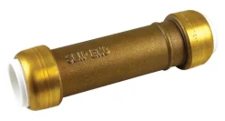 SharkBite Push to Connect 1/2 in. IPS X 1/2 in. D IPS Brass Slip Coupling