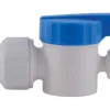 SharkBite Quick Connect 1/2 in. Push X 1/4 in. Push Plastic Straight Stop Valve