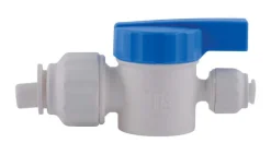 SharkBite Quick Connect 1/2 in. Push X 1/4 in. Push Plastic Straight Stop Valve