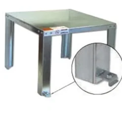 SharkBite QuickStand Metal Electric or Gas Water Heater Stand 16 in. H X 21-1/2 in. L X 21-1/2 in. W