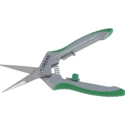 Shear Perfection Platinum Stainless Steel Straight Edge Hydroponic Trimming Shear