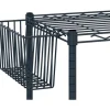 SHELF BASKT BLK 13.4X5X7
