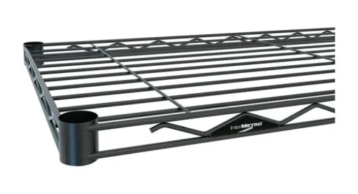 SHELF STEEL BLK 36"X18"
