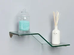 SHELF WVE GLS STNK 6X18"