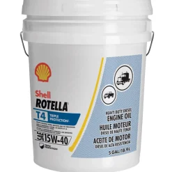 Shell Rotella 15W-40 Diesel Heavy Duty Engine Oil 5 gal 1 pk