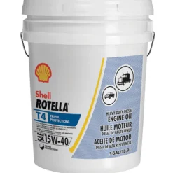 Shell Rotella 15W-40 Diesel Heavy Duty Engine Oil 5 gal 1 pk