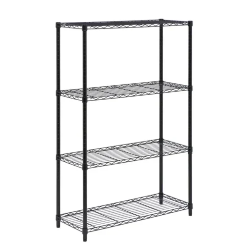 SHELVING UNIT BLK 54"H