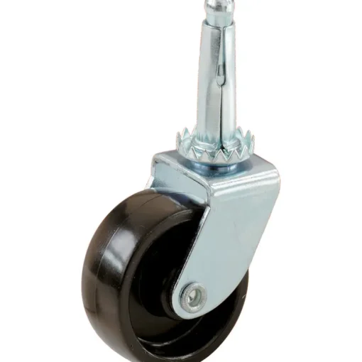 Shepherd 1-1/4 in. D Swivel Plastic Caster Wheel w/Stem 40 lb (Pack of 6)