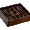 Shepherd Brown Rubber Square Caster Cup 2 in.