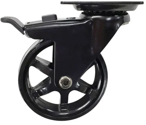 Shepherd Hardware 3 in. D Swivel Aluminum/Polyurethane Caster 100 lb 1 pk
