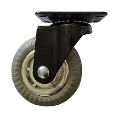 Shepherd Hardware 4 in. D Swivel Soft Rubber Caster 220 lb 1 pk