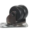 Shepherd Hardware 2 in. D Swivel Soft Rubber Dual Wheel Caster 160 lb 1 pk