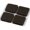 Shepherd Hardware Felt Self Adhesive Pad Brown Square 12 pk